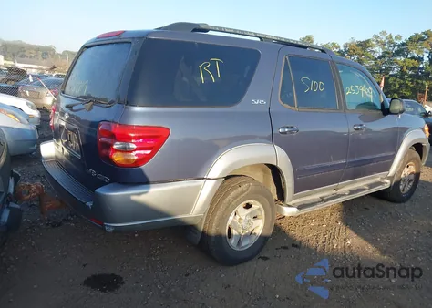 2004 Toyota Sequoia Sr5 V8 из США, поврежденный, VIN 5TDBT44AX4S216595